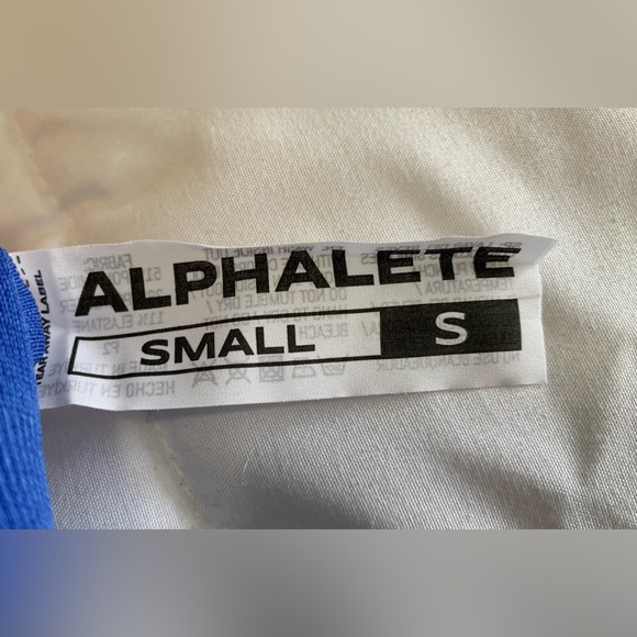 New Women's Alphalete Leggings Sz Small in Sapphire - Picture 6 of 6